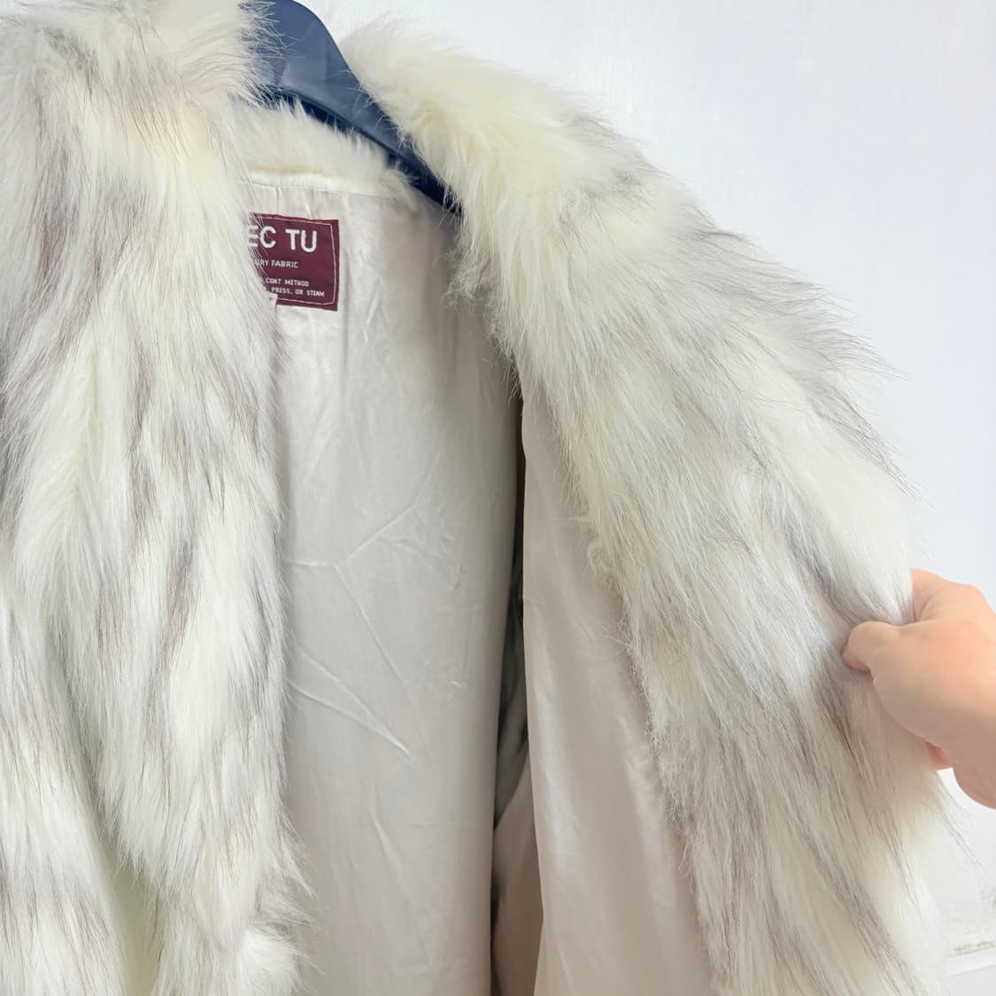 롱헤어 빈티지 에코 퍼코트 상품이미지8