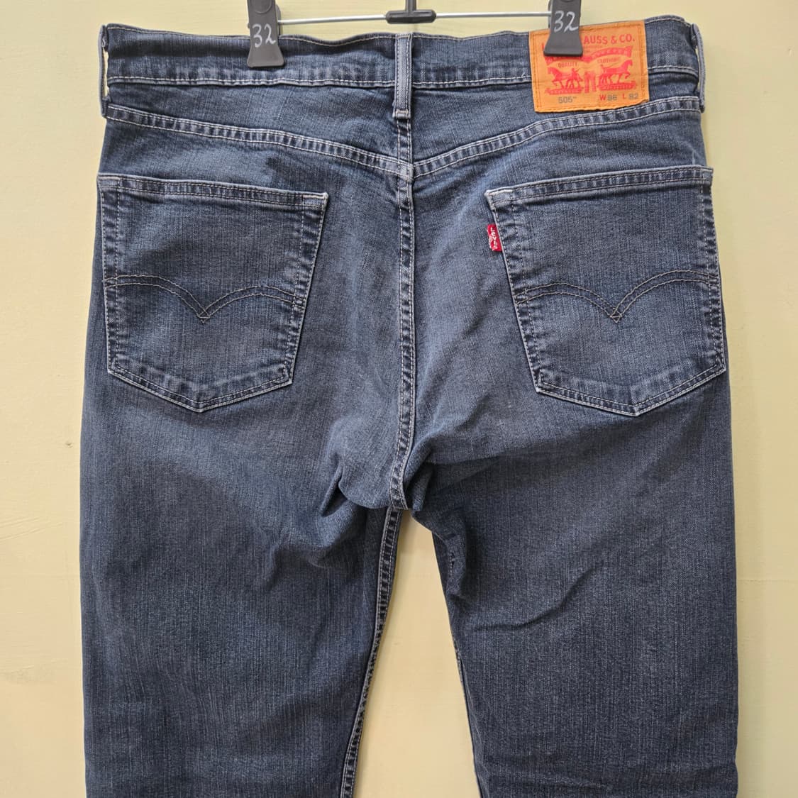 [W34 L32] 00's Levi’s 505 스트레이트 데님팬츠 상품이미지6