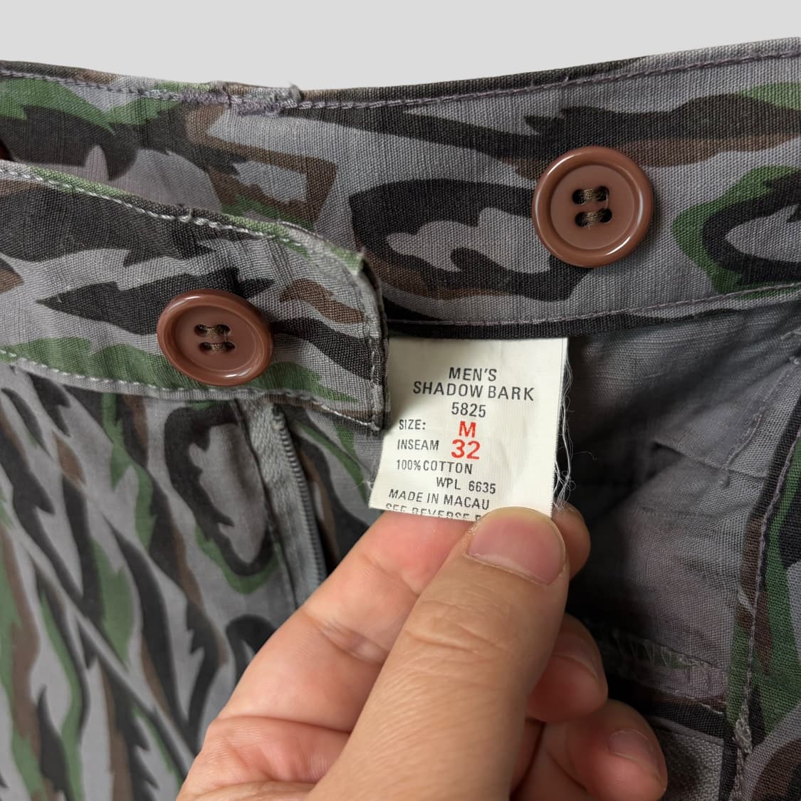 (M)빈티지 Woolrich 울리치 쉐도우 바크 카모 헌팅 팬츠 상품이미지3