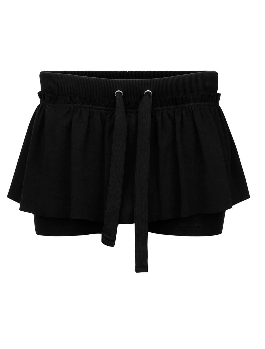 나체 RUFFLE SHORT PANTS BLACK 상품이미지2