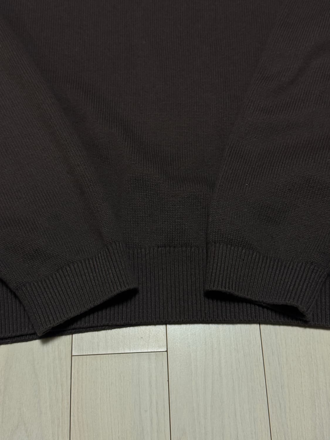 일꼬르소 브이넥 풀오버 니트 브라운 xl 상품이미지8