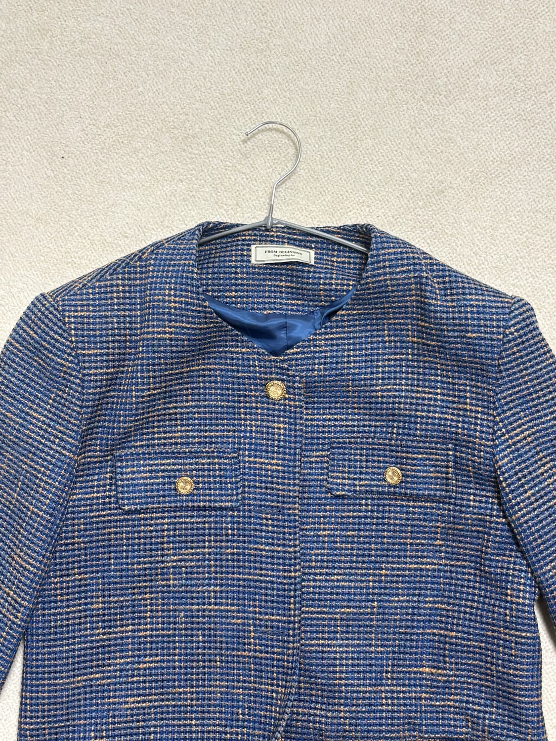 노카라 트위드자켓 상품이미지2