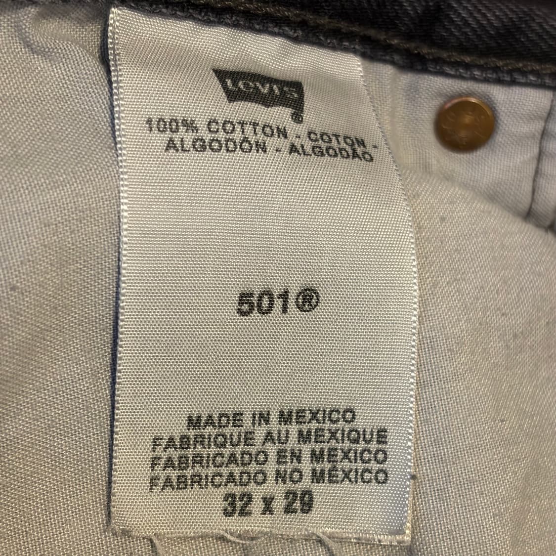 00s 미국 빈티지 리바이스 501 블랙진 청바지 상품이미지10