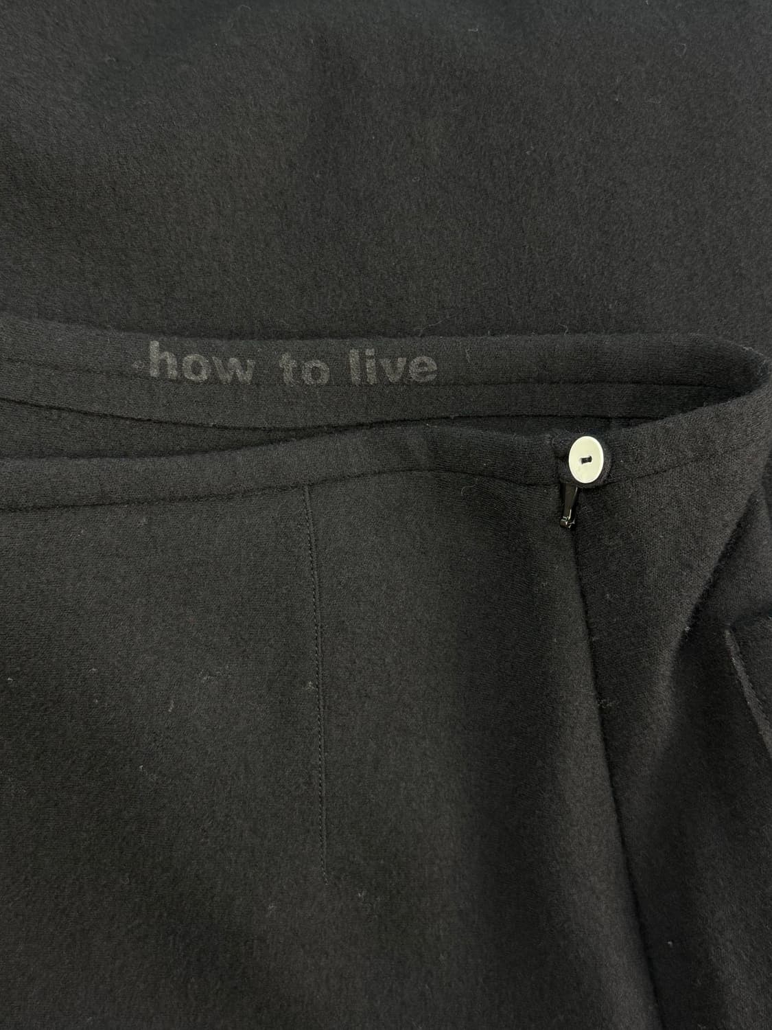 How to live 미니멀 울 스커트 상품이미지6