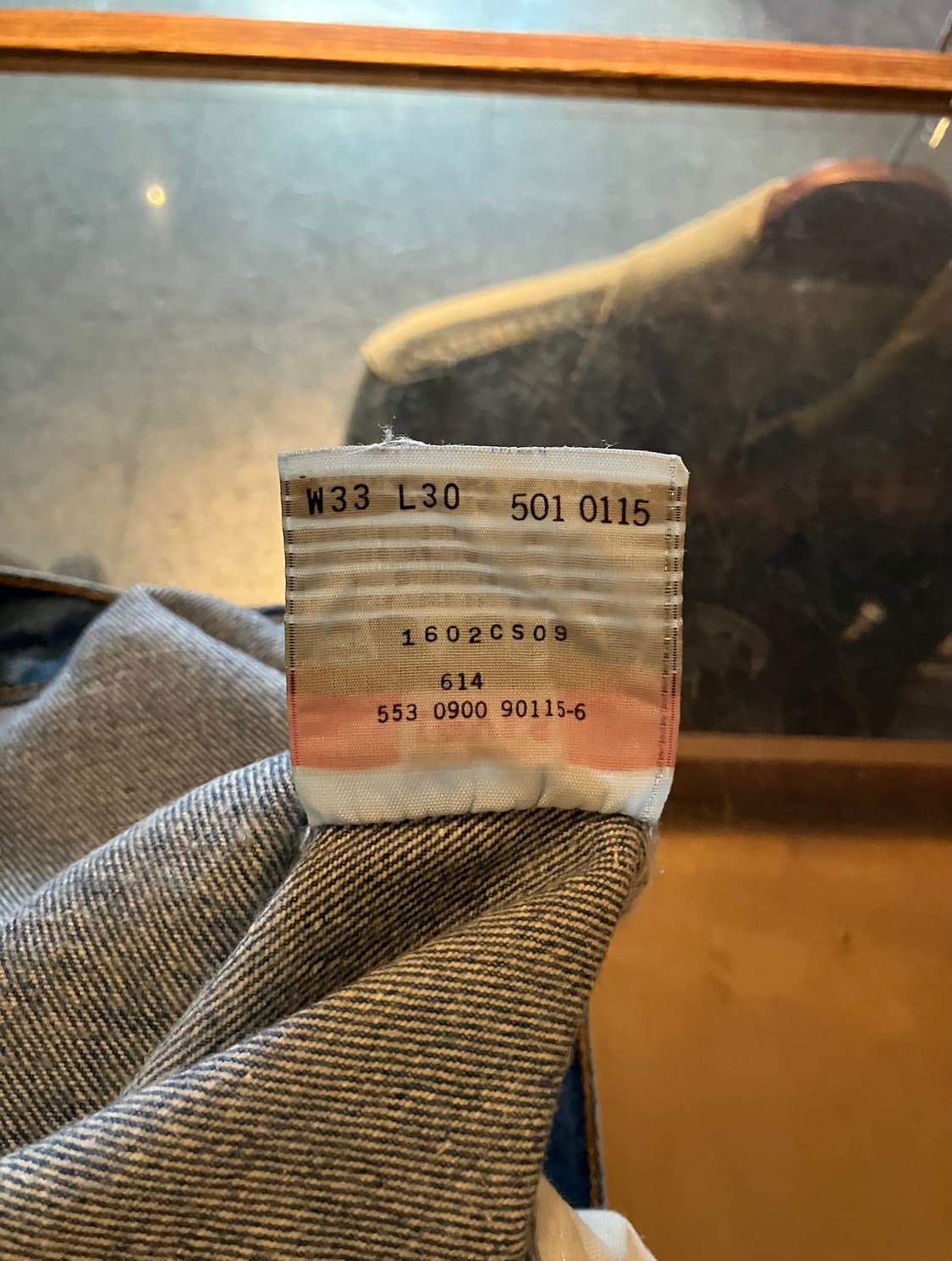 USA 빈티지 리바이스 501 데님 팬츠 상품이미지10