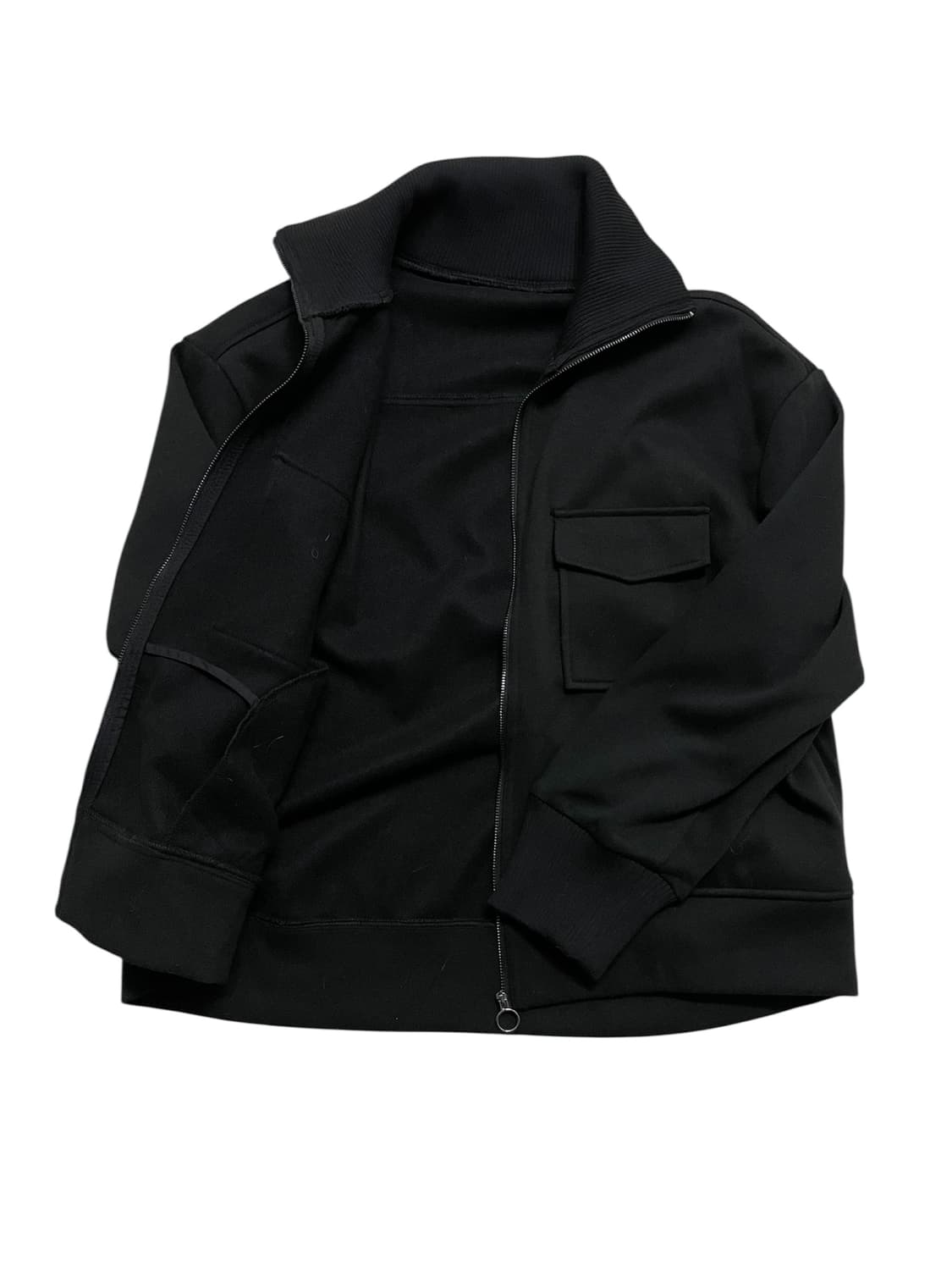 00s 2010 빈티지 블랙 포켓 져지 집업 미세키서울코이세이오펑크히피 상품이미지7