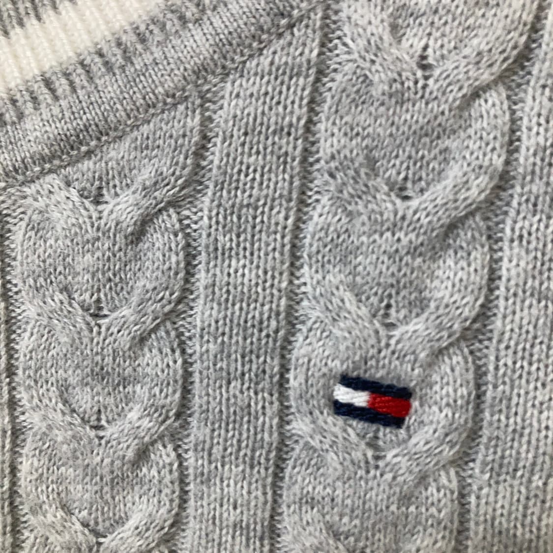 타미힐피거 로고 케이블 니트 면소재 봄니트 상품이미지7