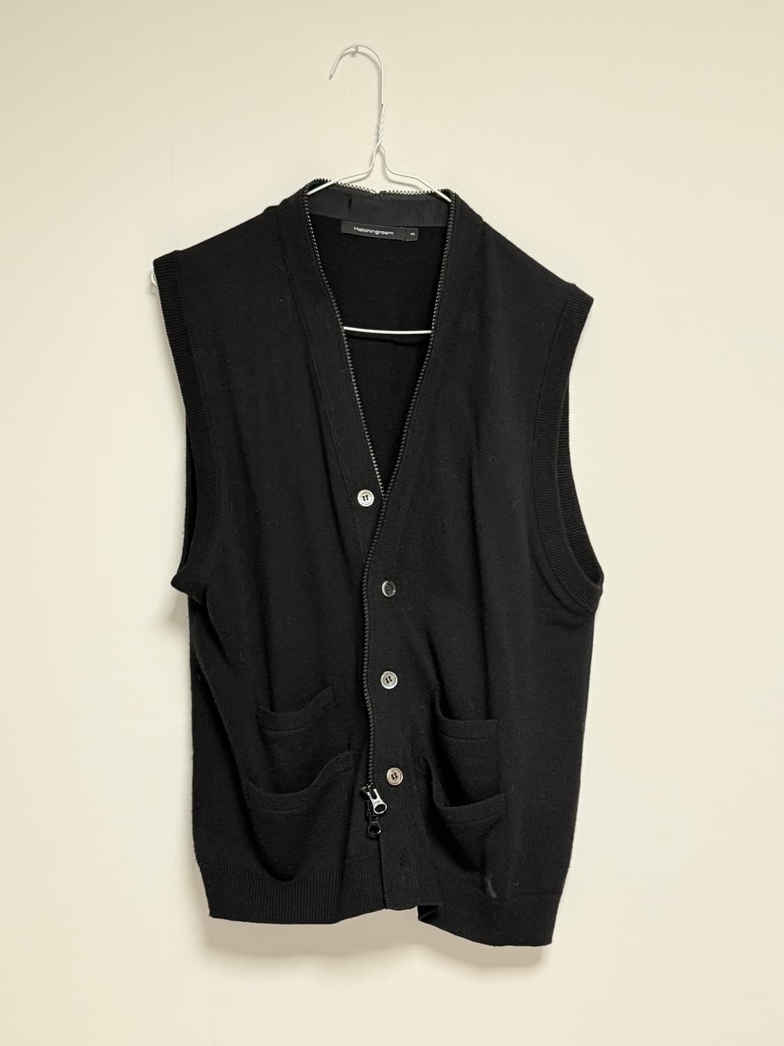 해칭룸 풀 집 니트베스트 3 상품이미지5