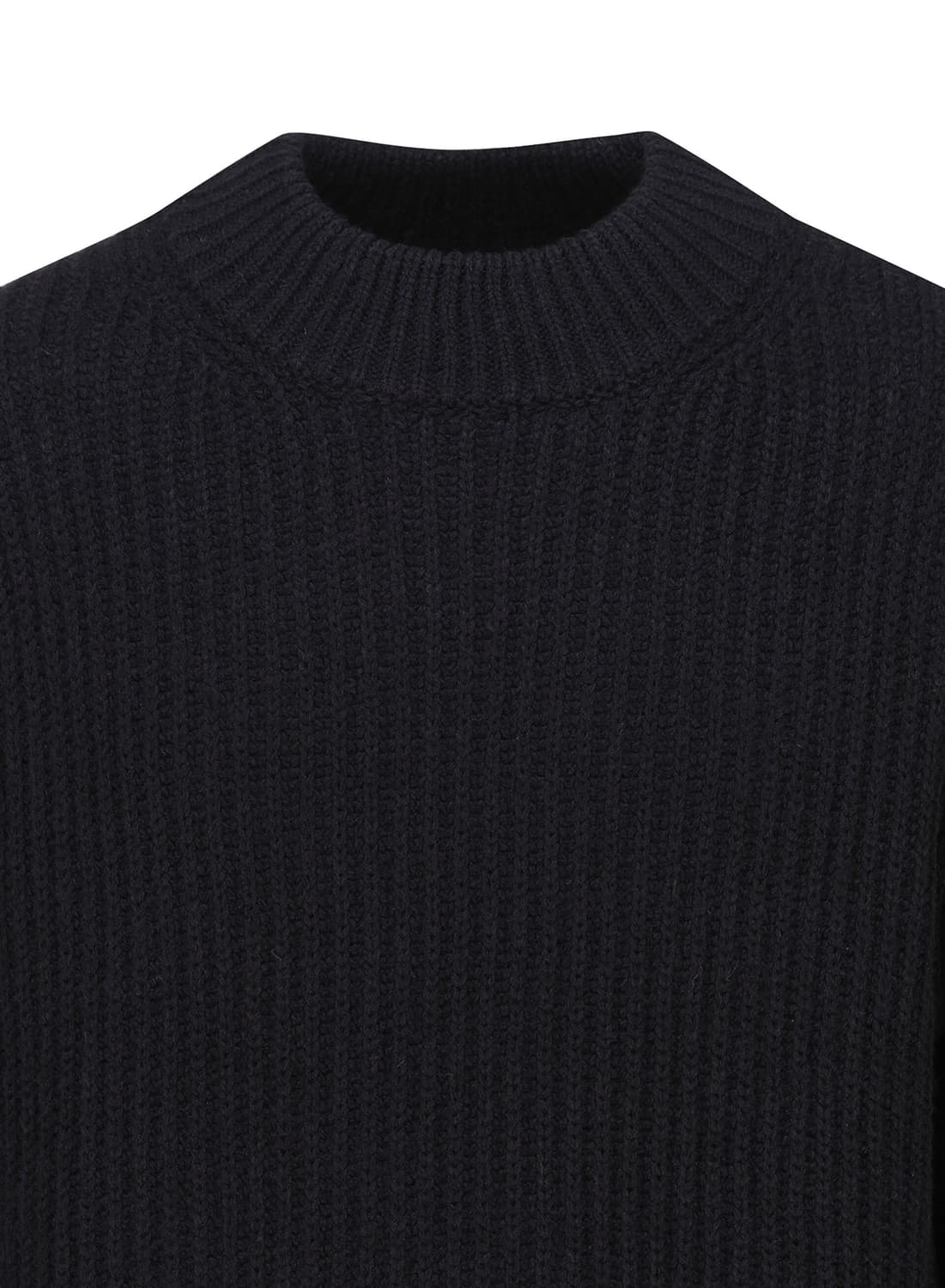 (새상품)앤드지 블랙 청키 모크넥 니트 L 상품이미지3