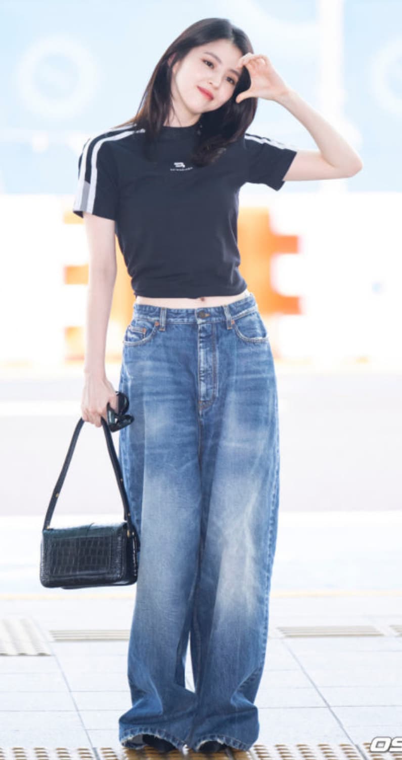 (S) 발렌시아가 풀업 팬츠 한소희 바지 상품이미지1