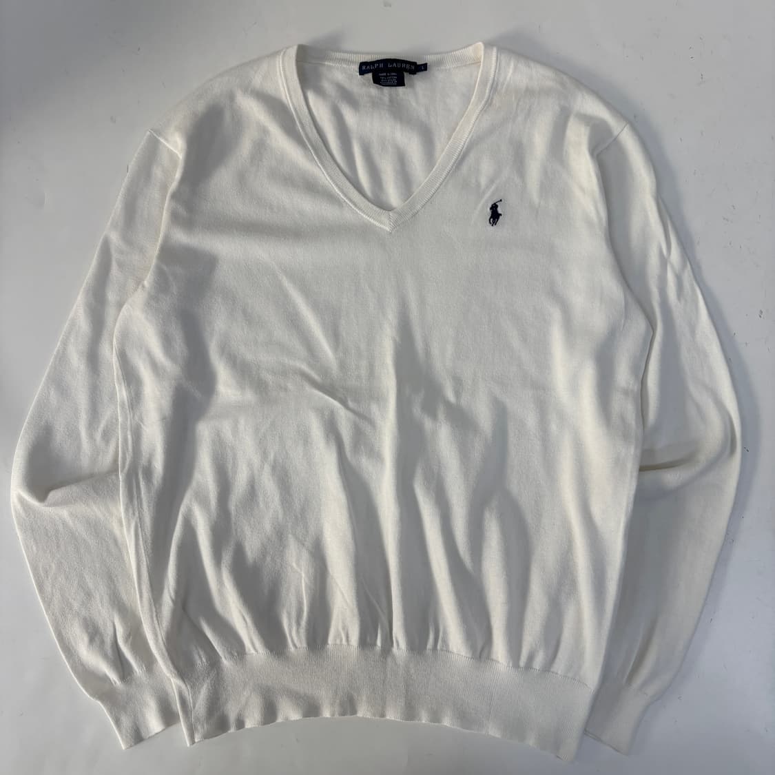 폴로 브이넥 니트 상품이미지4