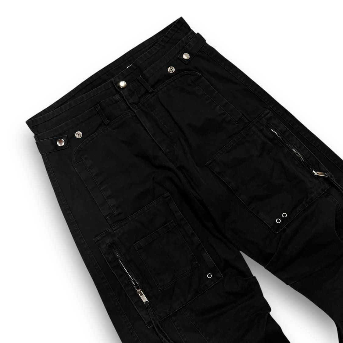 나체 락시크 사이드 슬레이 스트랩 다크 카고 팬츠 상품이미지2