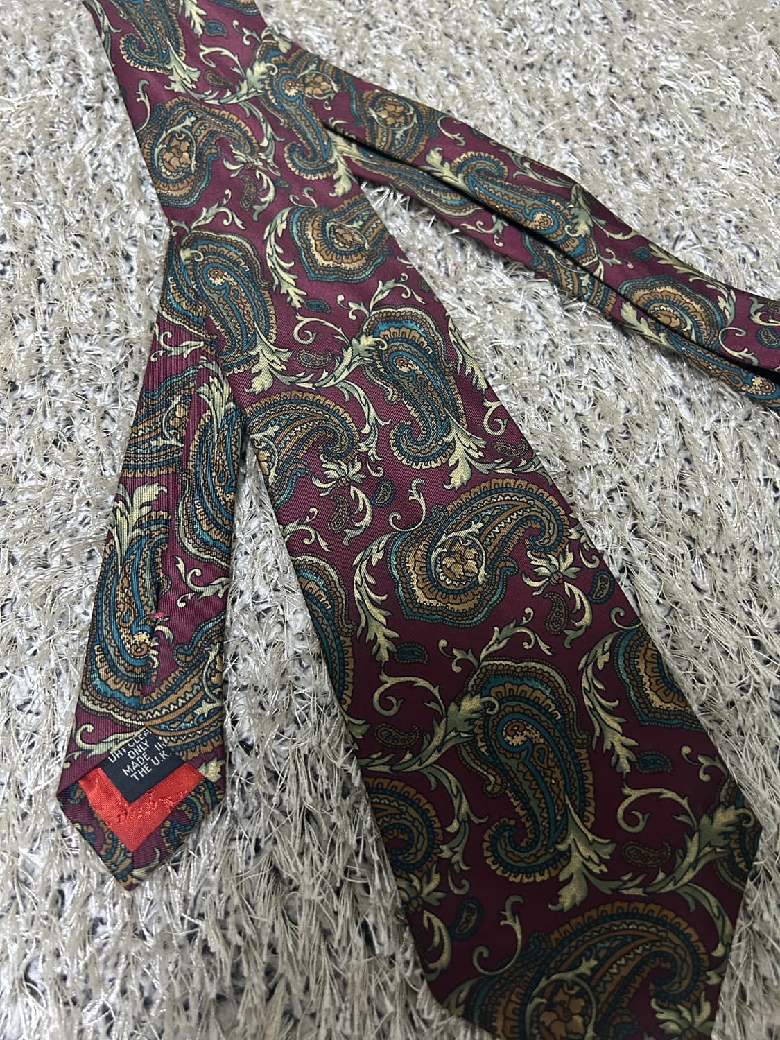 영국제 아쿠아스큐텀 실크 넥타이 상품이미지2