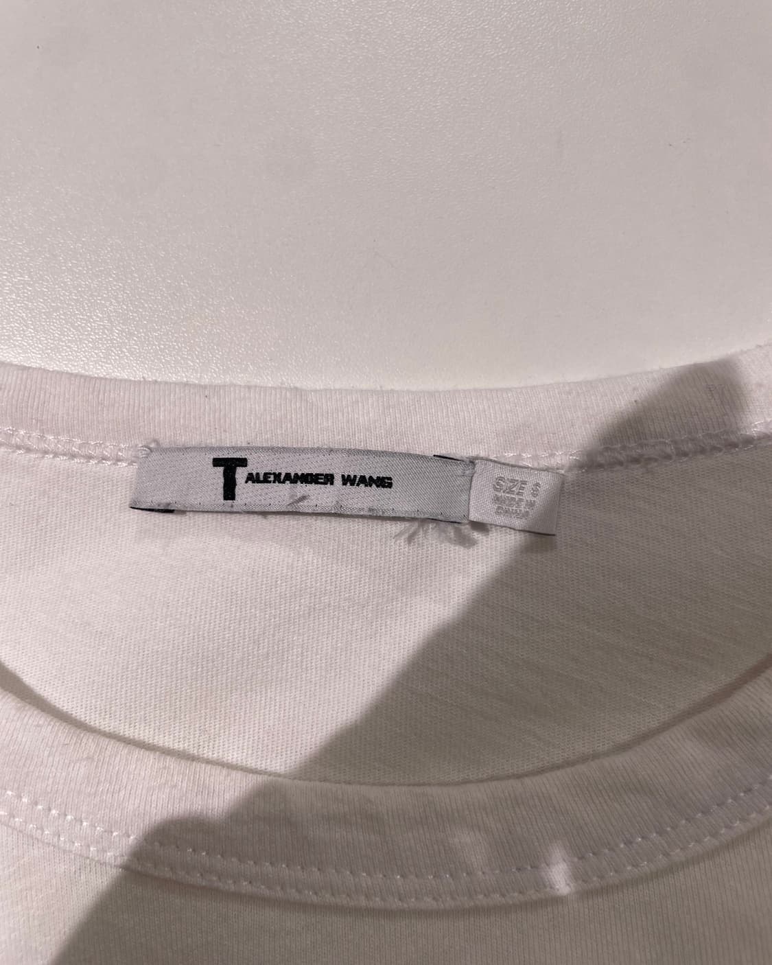 알렉산더 왕 화이트 싱글 포켓 코튼 롱 슬리브 상품이미지7