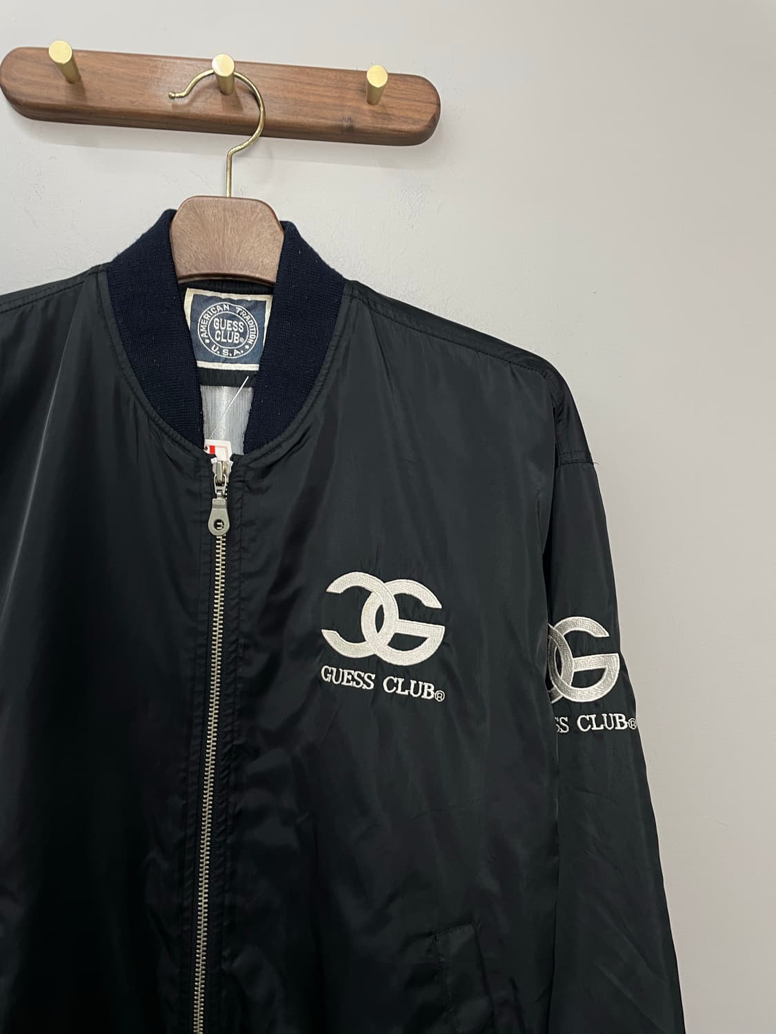 게스클럽 올드스쿨 빅로고 항공자켓 H1027 상품이미지4