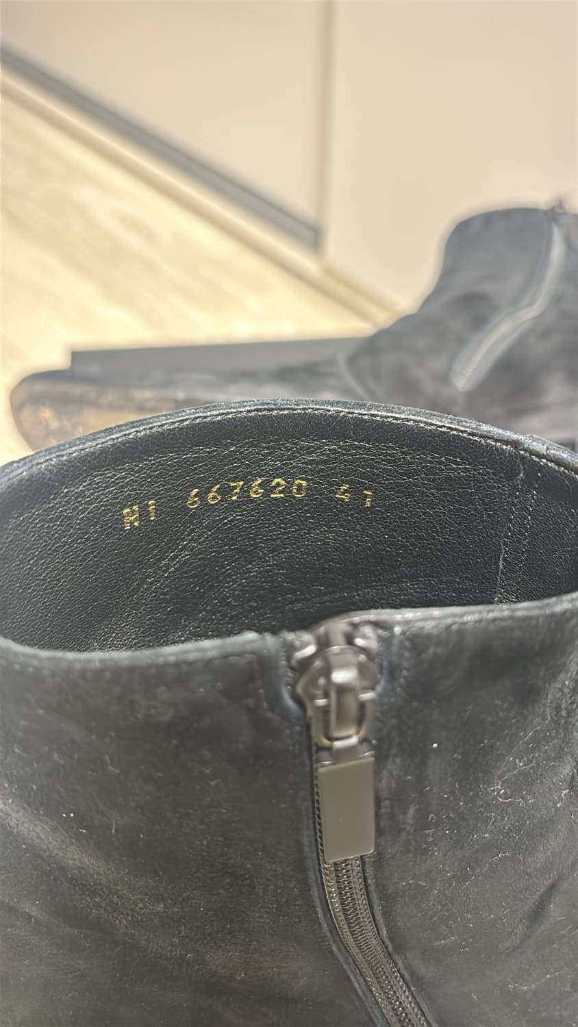 생로랑 바실리아 22fw 스웨이드 60mm 앵클부츠 41사이즈 상품이미지4