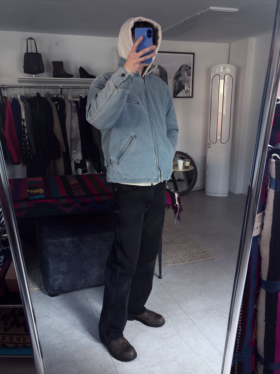 1990's WOW 울 블랭킷 트러커 재킷 상품이미지3