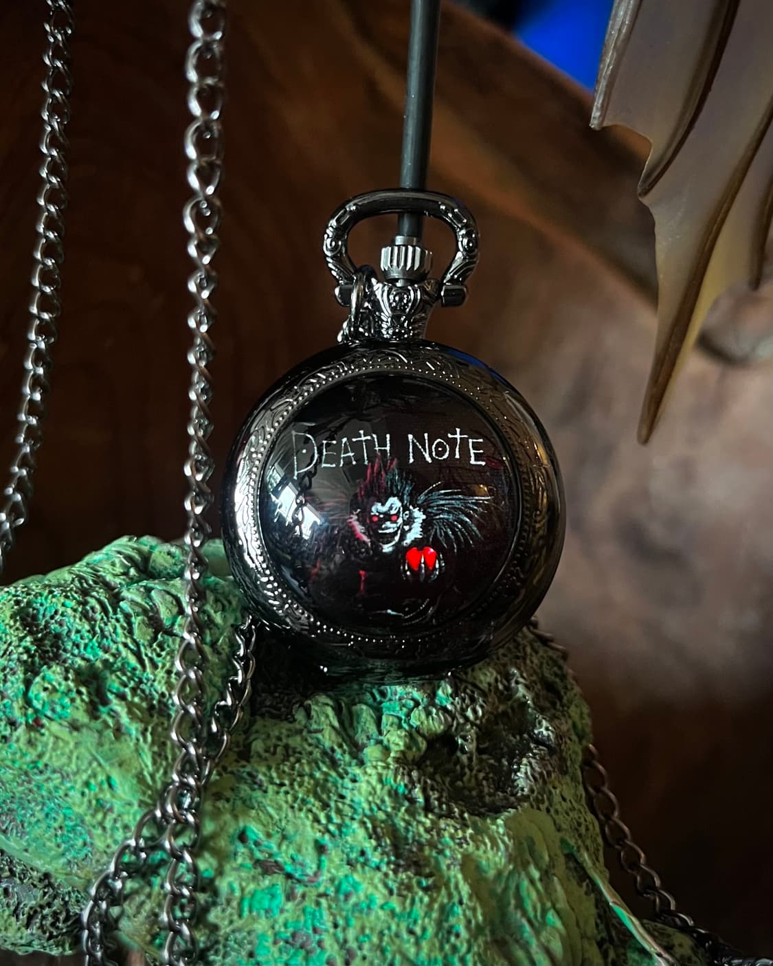 Vintage Death Note Pocket Watch Necklace 상품이미지2