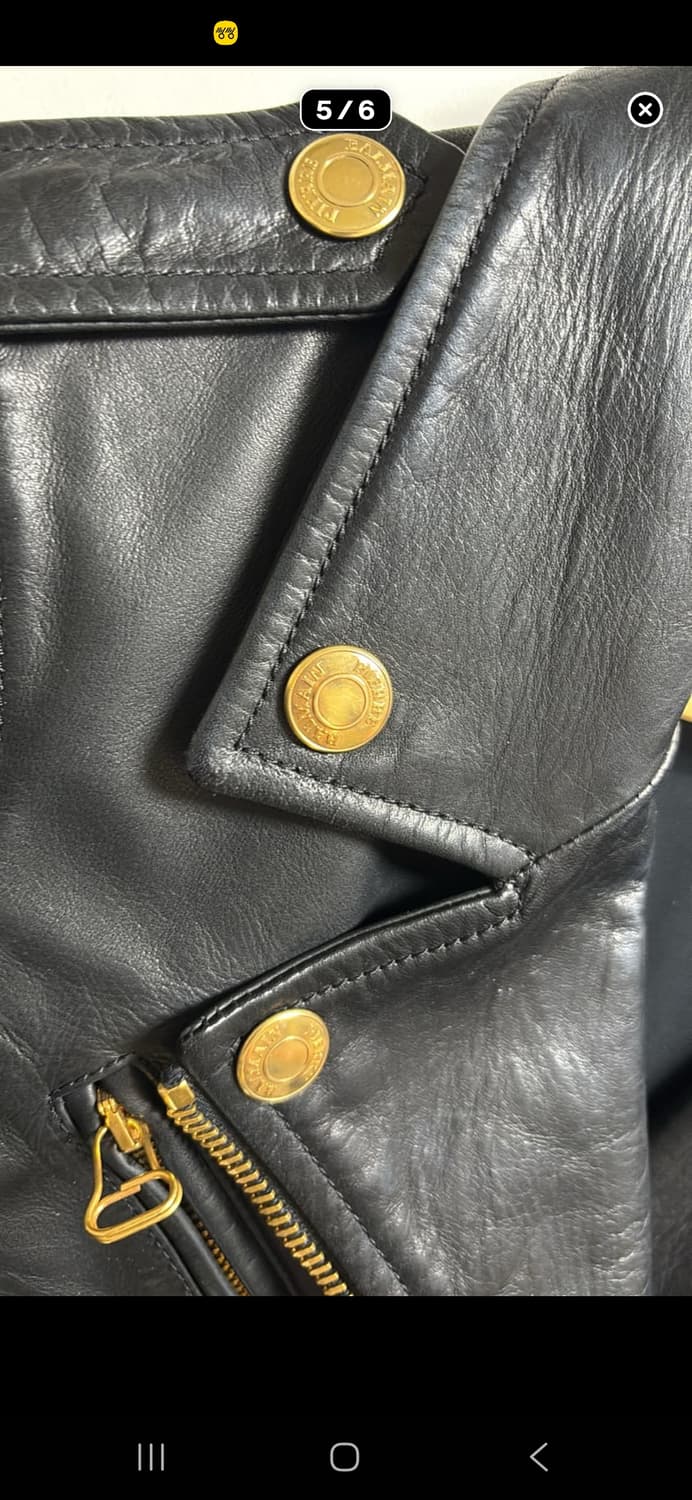 피에르 발망 라이더 자켓 금장 상품이미지3