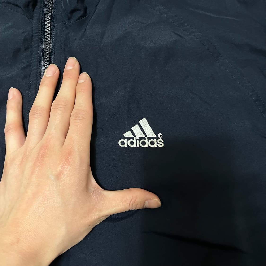 아디다스 코리아 90s 올드스쿨 빅로고 바람막이 자켓 L/100  상품이미지6