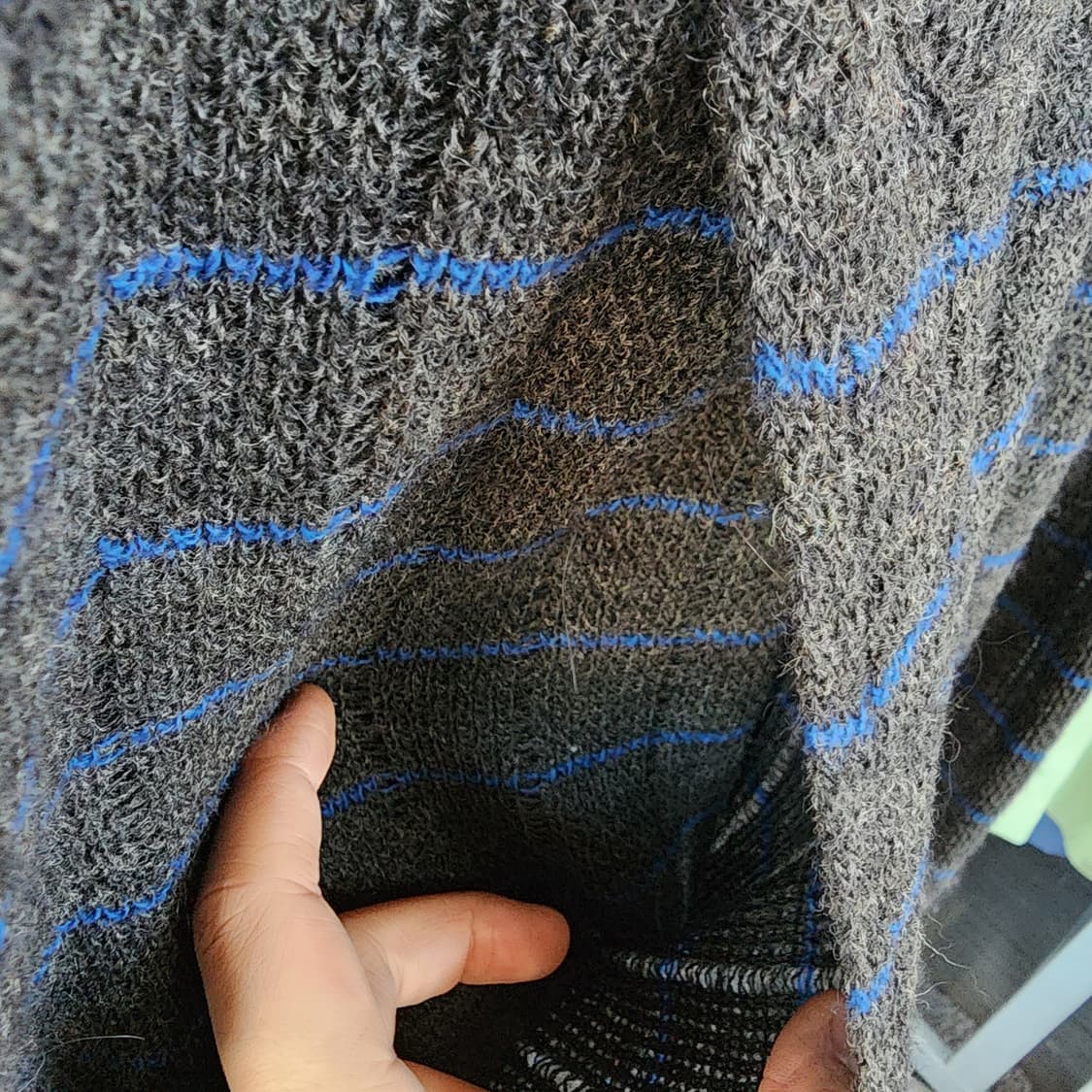 시스템 브이넥 니트 롱 원피스 상품이미지3