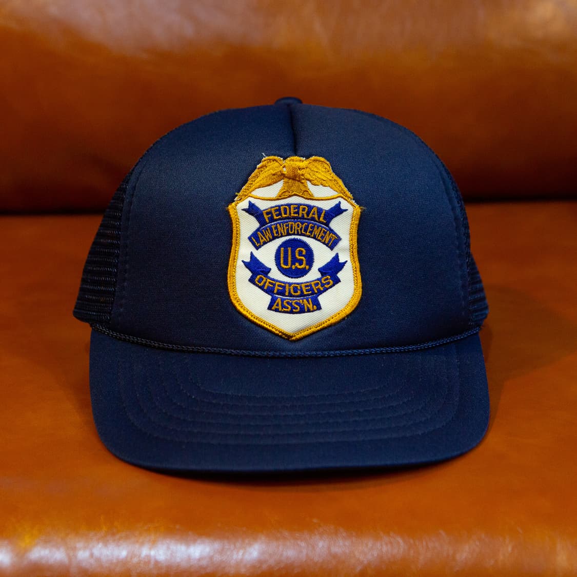 빈티지 5 패널 메쉬 트러커 캡 상품이미지1