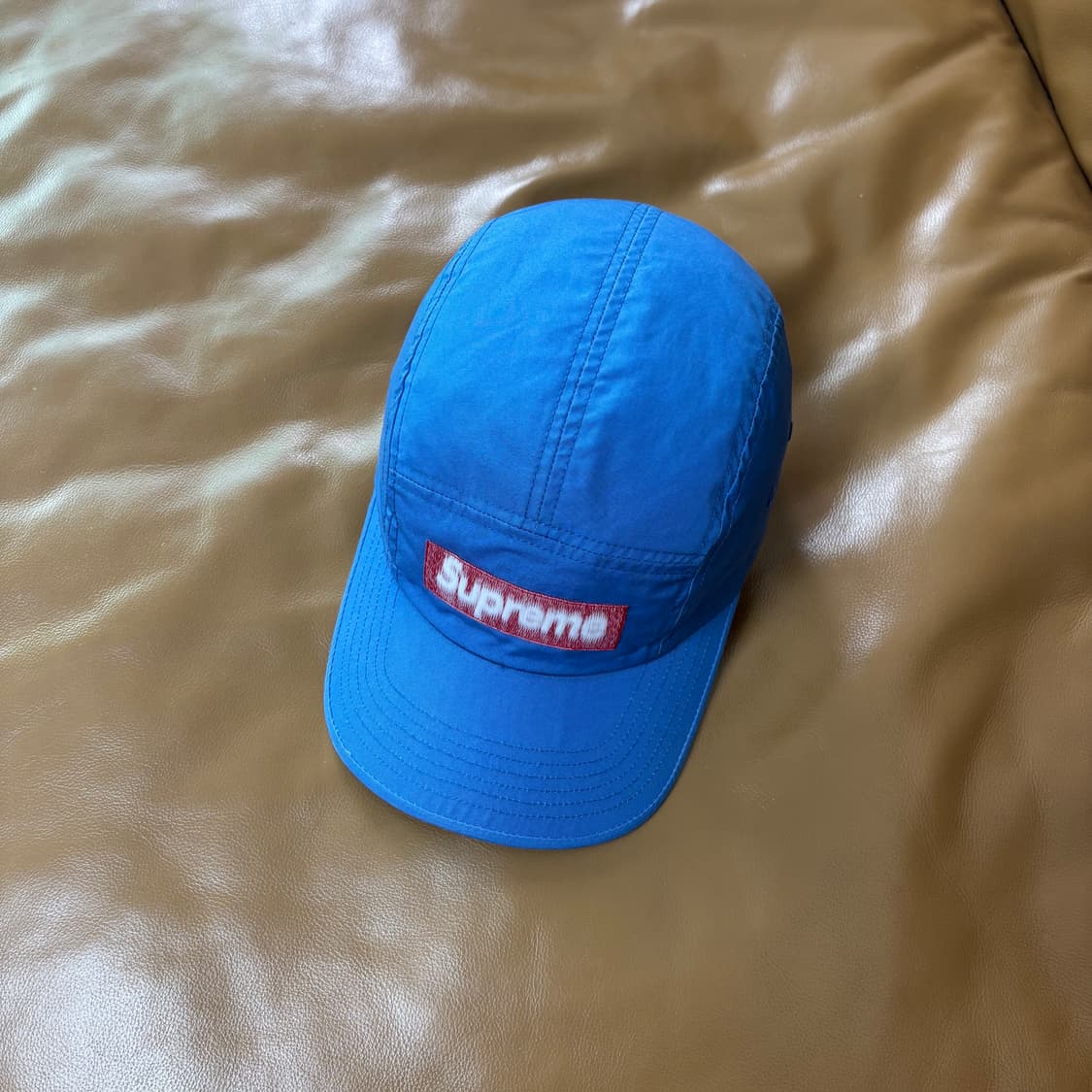 Supreme 슈프림 리버스드 라벨 로얄 블루 캠프캡 모자 상품이미지5