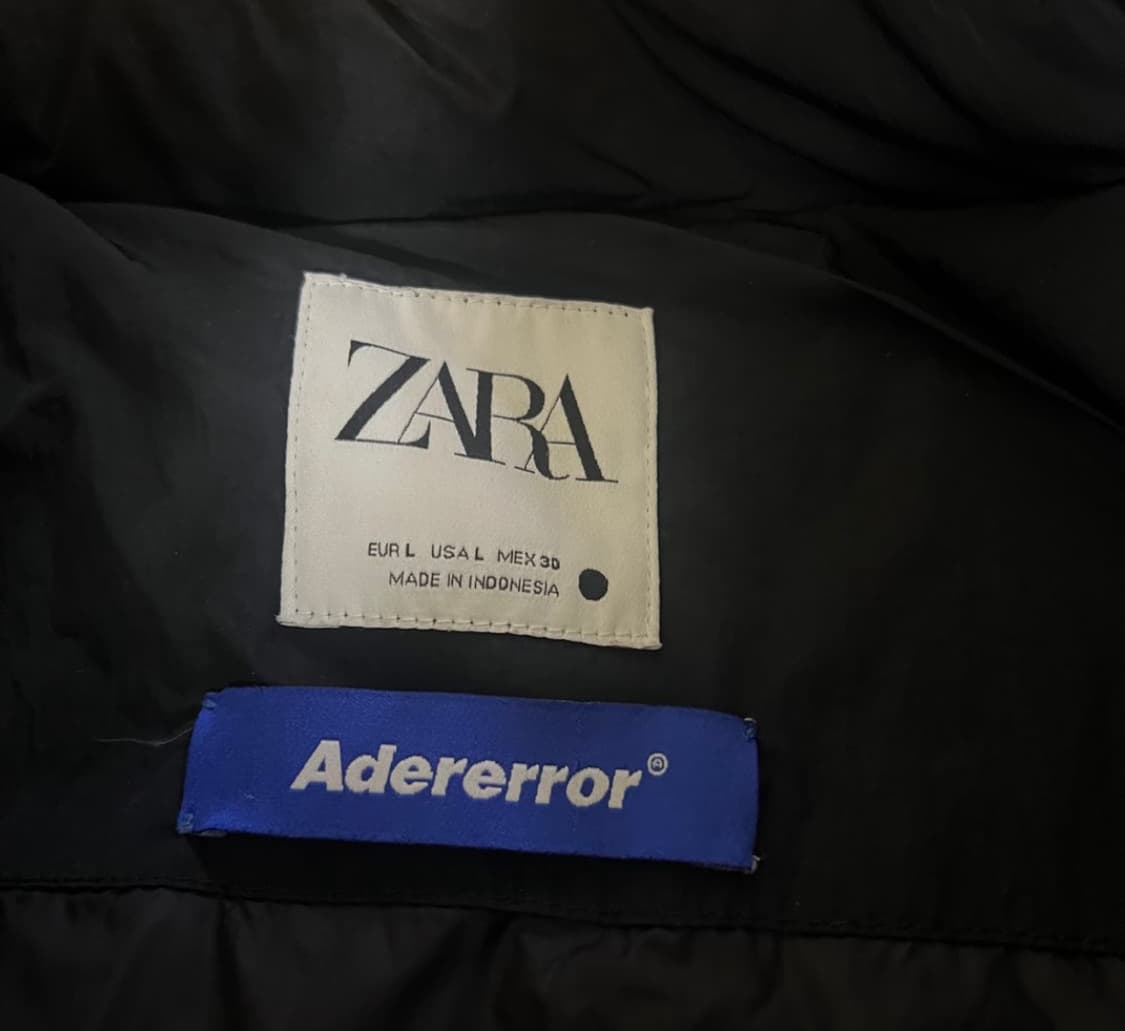 자라x아더에러 지그재그 패딩 상품이미지4