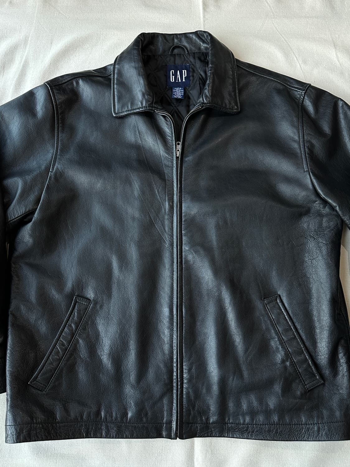 올드갭 GAP 90s 리얼레더 자켓 L 상품이미지3