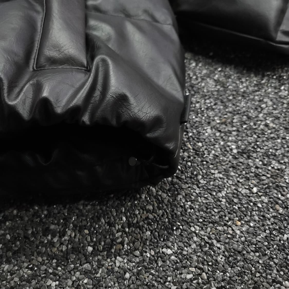 라퍼지스토어 다크 브라운 버피우레더 크롭 점퍼 (85) 상품이미지3