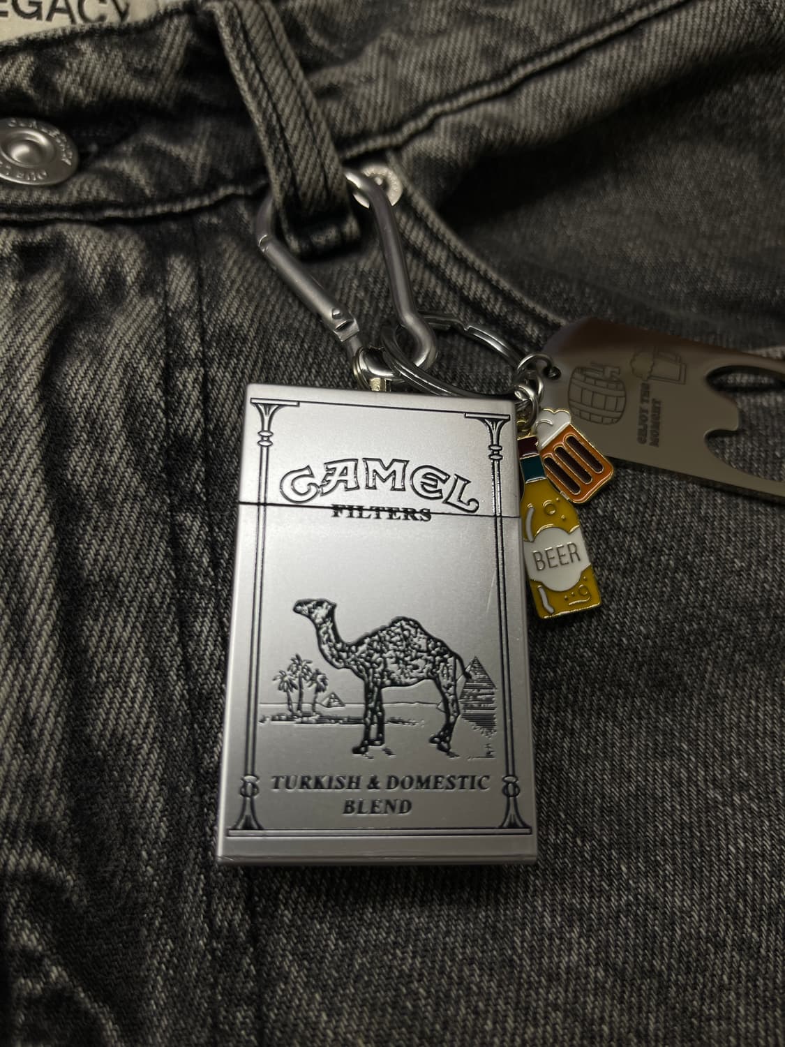 Camel Retro Keyring – 재떨이 참 & 오프너 키링세트 상품이미지2