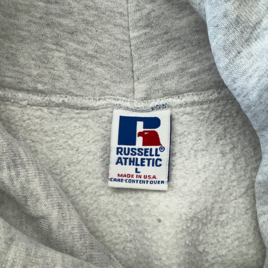 90s 러셀 빈티지 스웻 후드티 made in USA (L)    상품이미지5