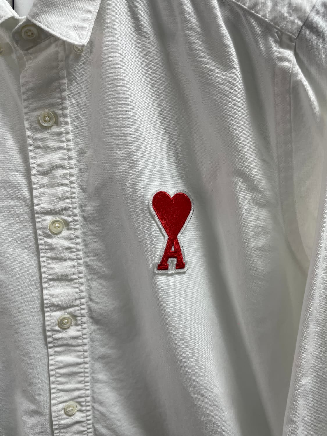 아미 하트로고 옥스포드 셔츠 (on.16) 상품이미지4