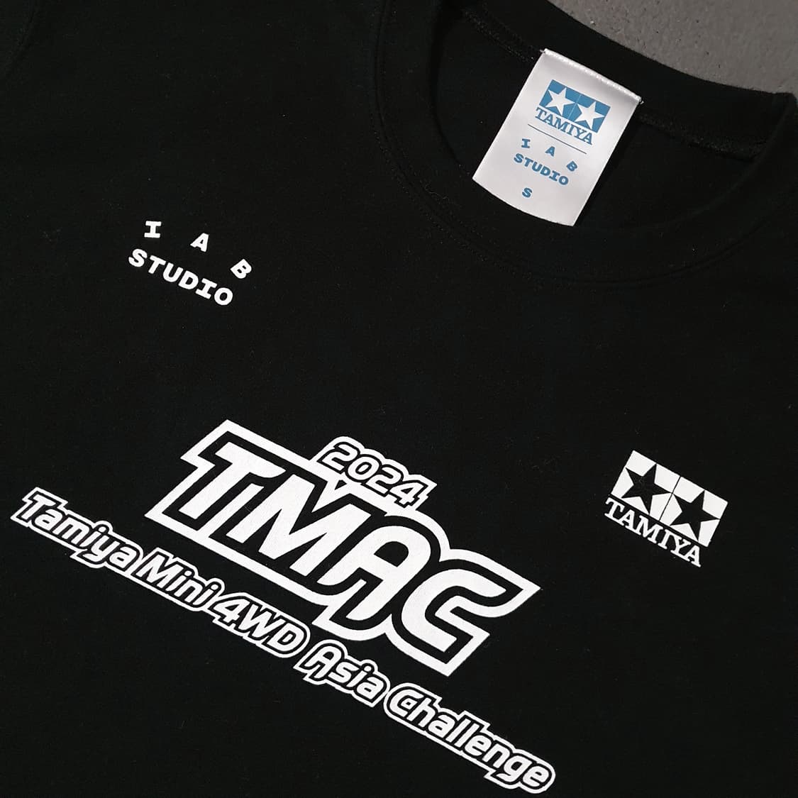 타미야 아이앱스튜디오 스태프 반팔 티셔츠 S 블랙 상품이미지4