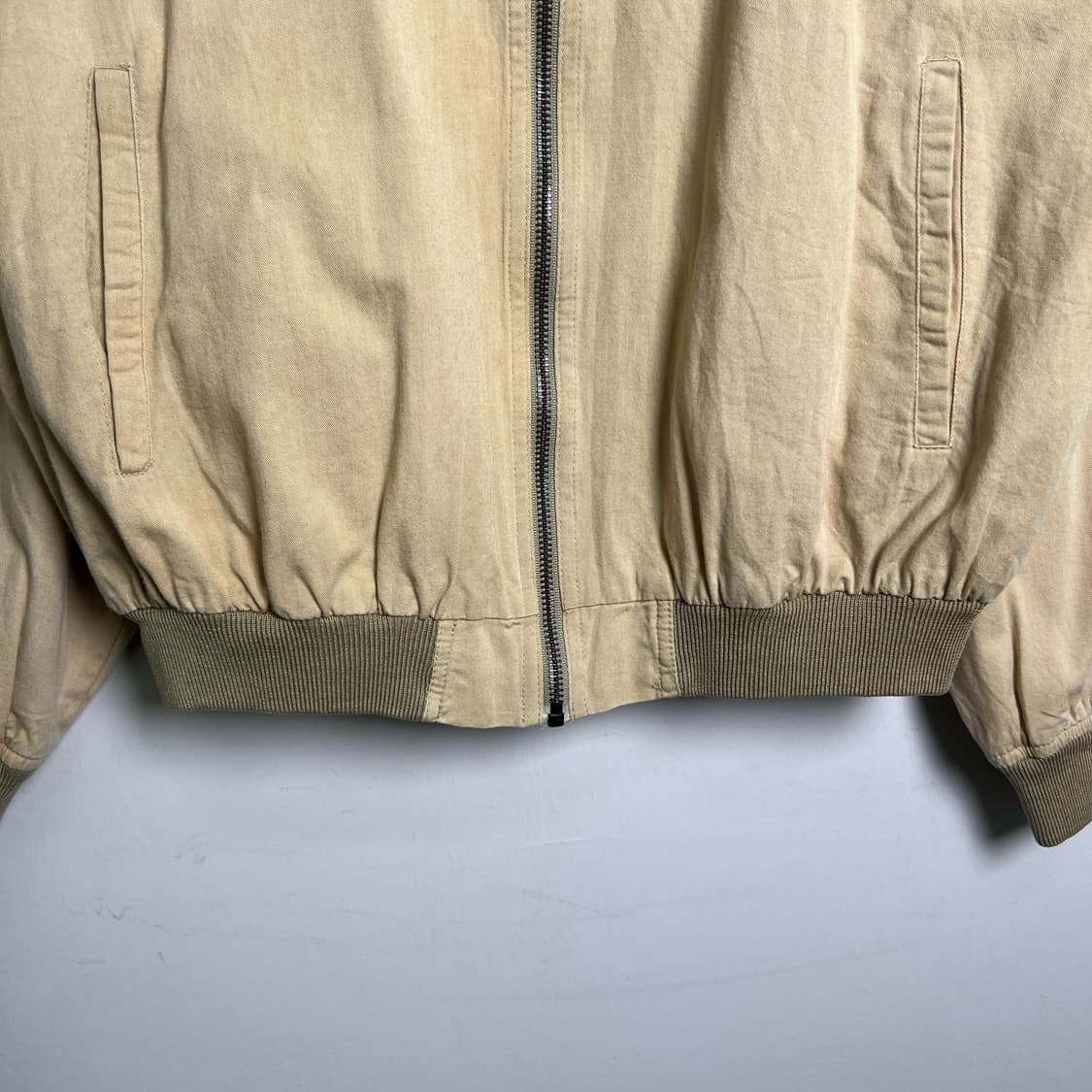 조르지오 아르마니 빈티지 베이지 봄버 자켓  상품이미지5