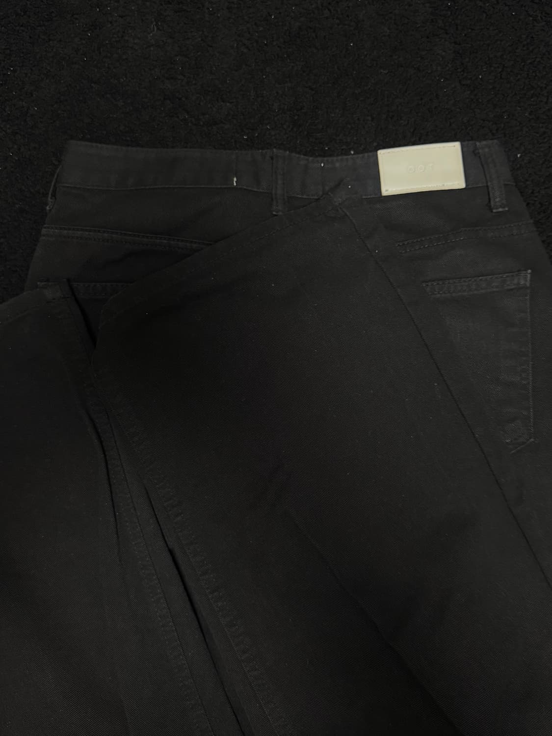 ootj 와이드핏 블랙 팬츠 상품이미지2