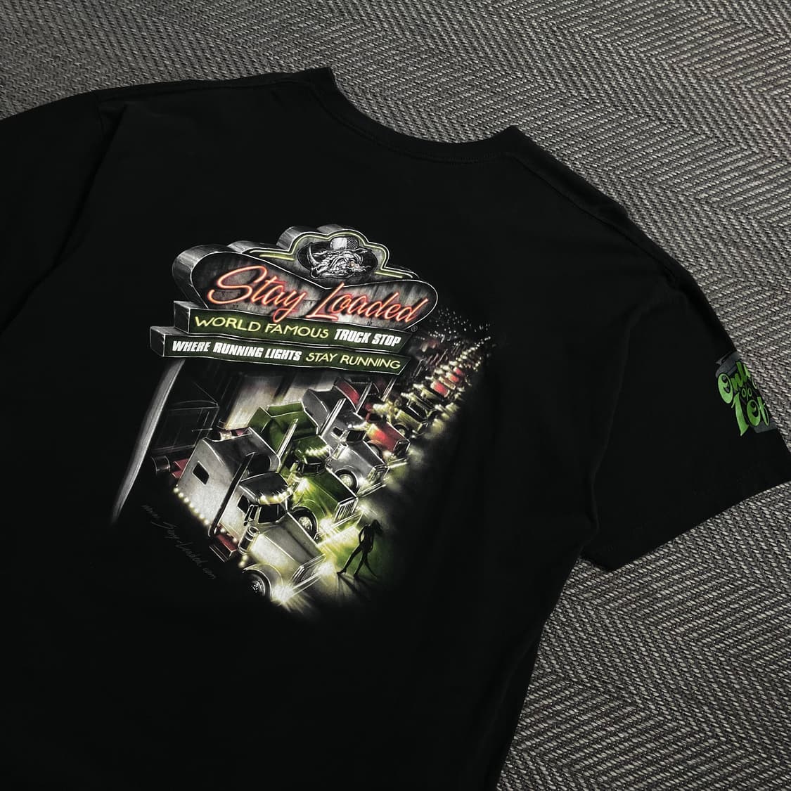 USA 빈티지 트럭 스탑 빅로고 반팔 티셔츠o 4093 상품이미지2