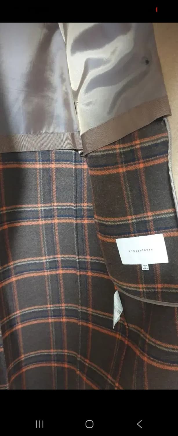 liberclassy 핸드메이드 카멜 더블 롱 코트 상품이미지7