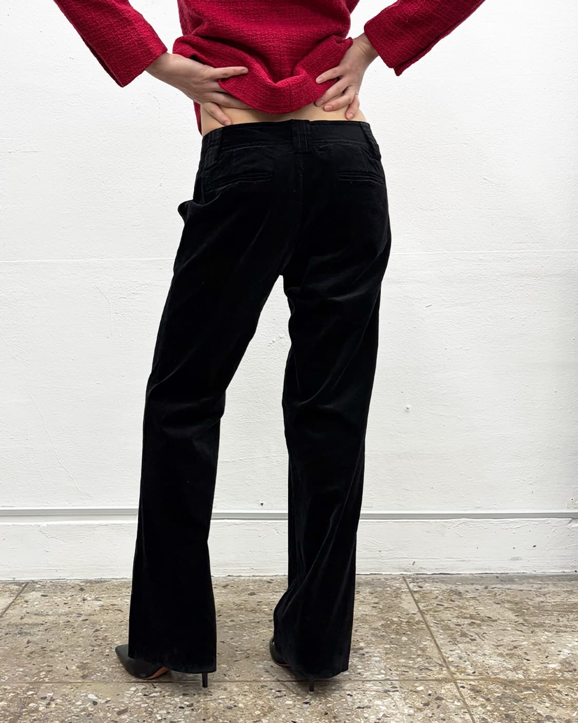 DKNY 벨벳 트라우저 상품이미지2