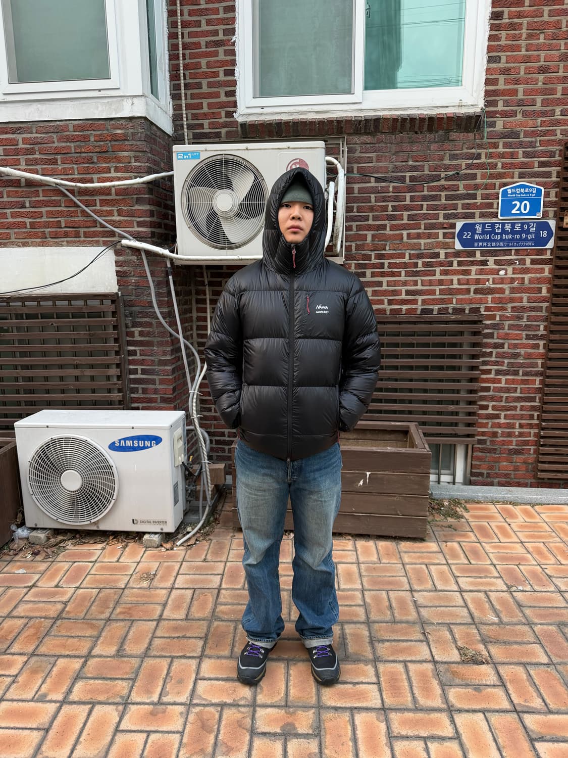 NANGA X GRAMICCI mountain lodge down hoo 상품이미지8