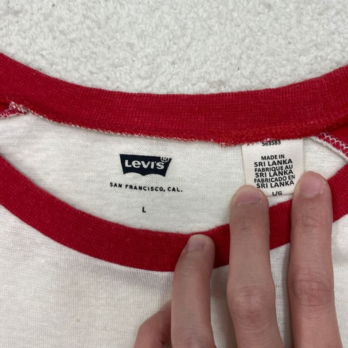 LEVI'S 나그랑 롱슬리브 L 상품이미지5