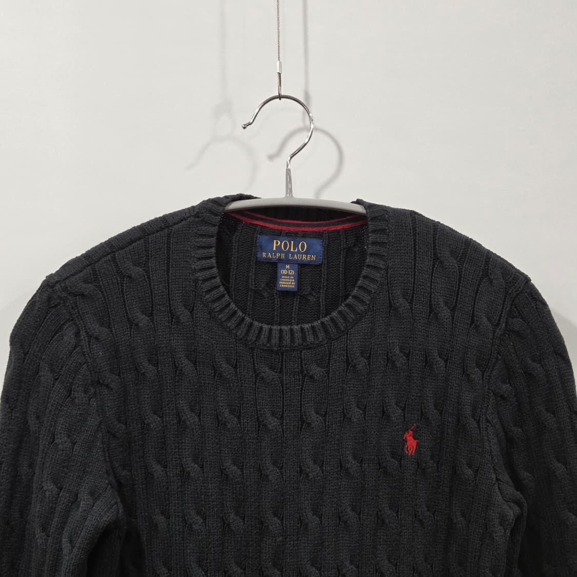 폴로랄프로렌 키즈 케이블 니트 M/10/12 상품이미지2