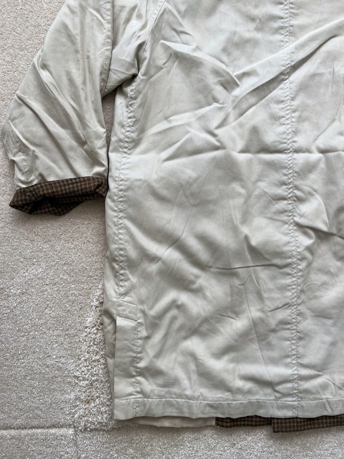 헨리코튼 체크 라이닝 필드 코트 (105) 상품이미지8