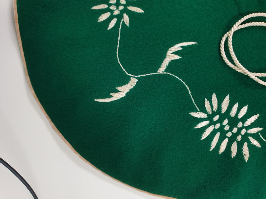 빈티지 플라워 자수 케이프 상품이미지2