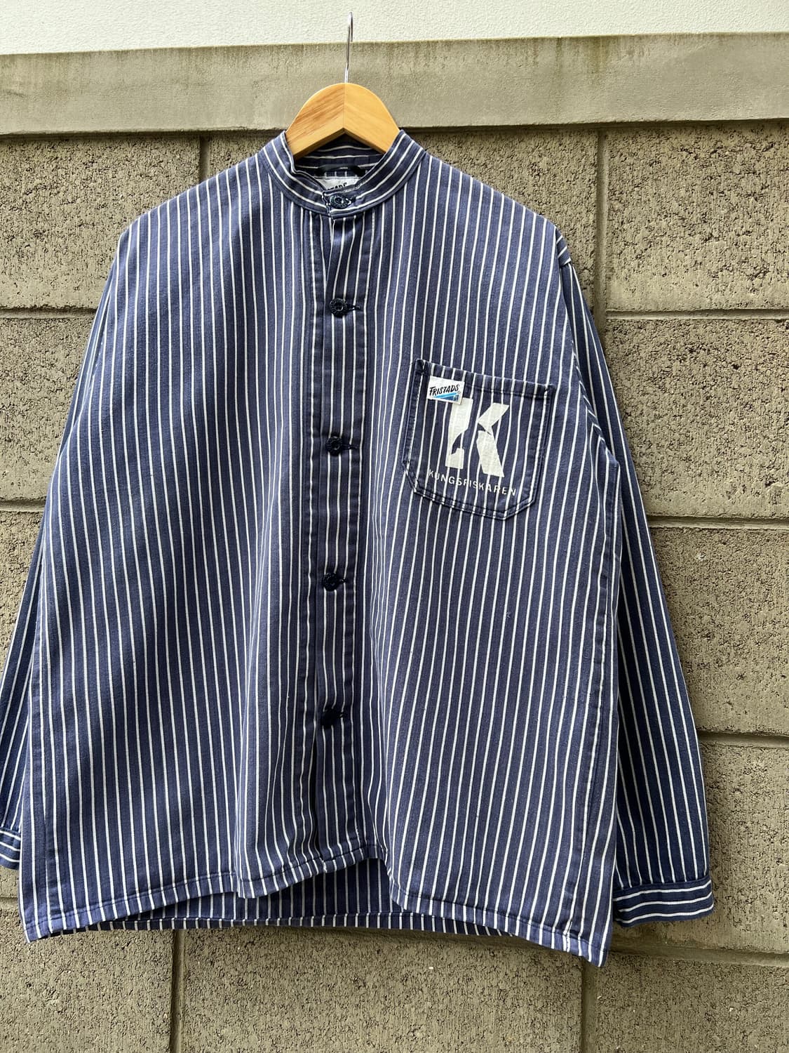 70s FRISTADS HICKORY 피셔맨셔츠 프렌치워크자켓 상품이미지6