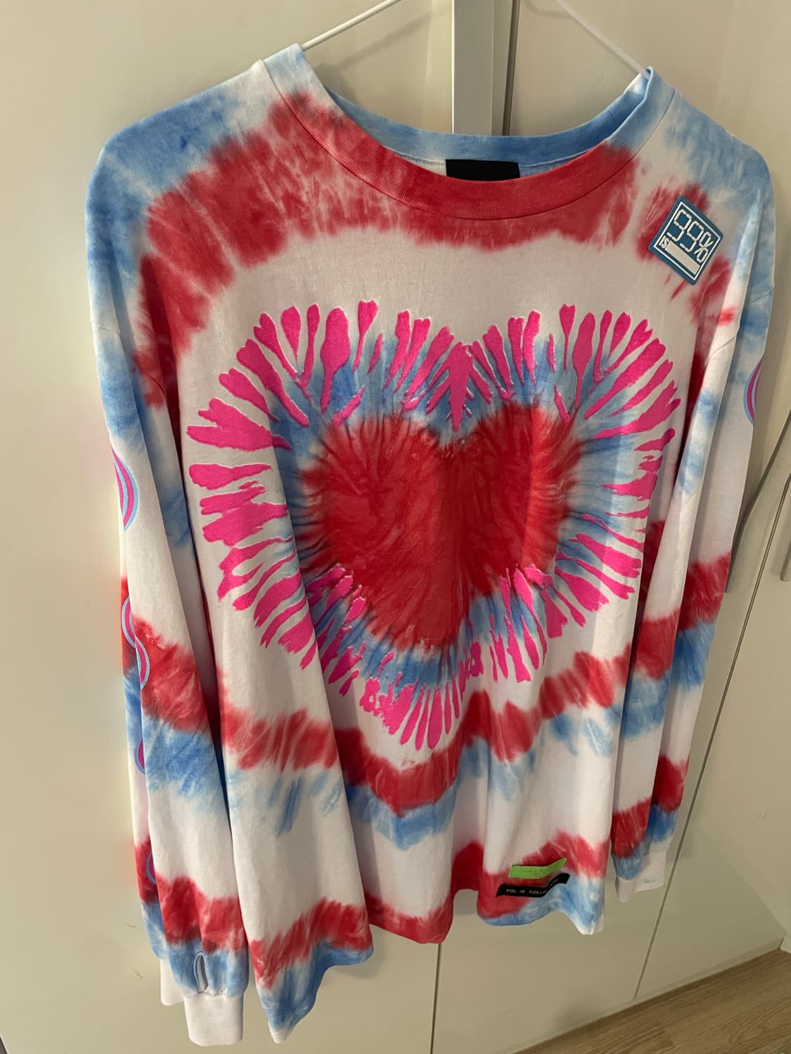 99%is TIE-DYE SLEEVE T-SHIRT 타이다이 긴팔 티셔츠 상품이미지1