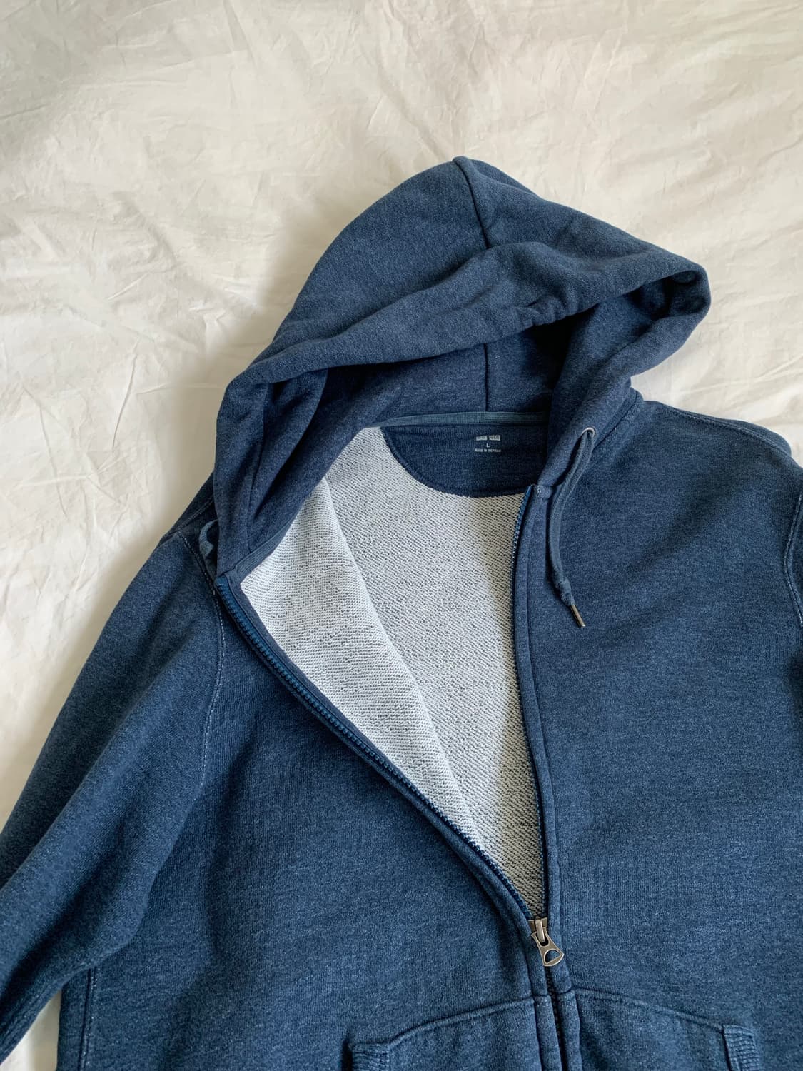 UNIQLO 딥블루 후드집업 상품이미지3