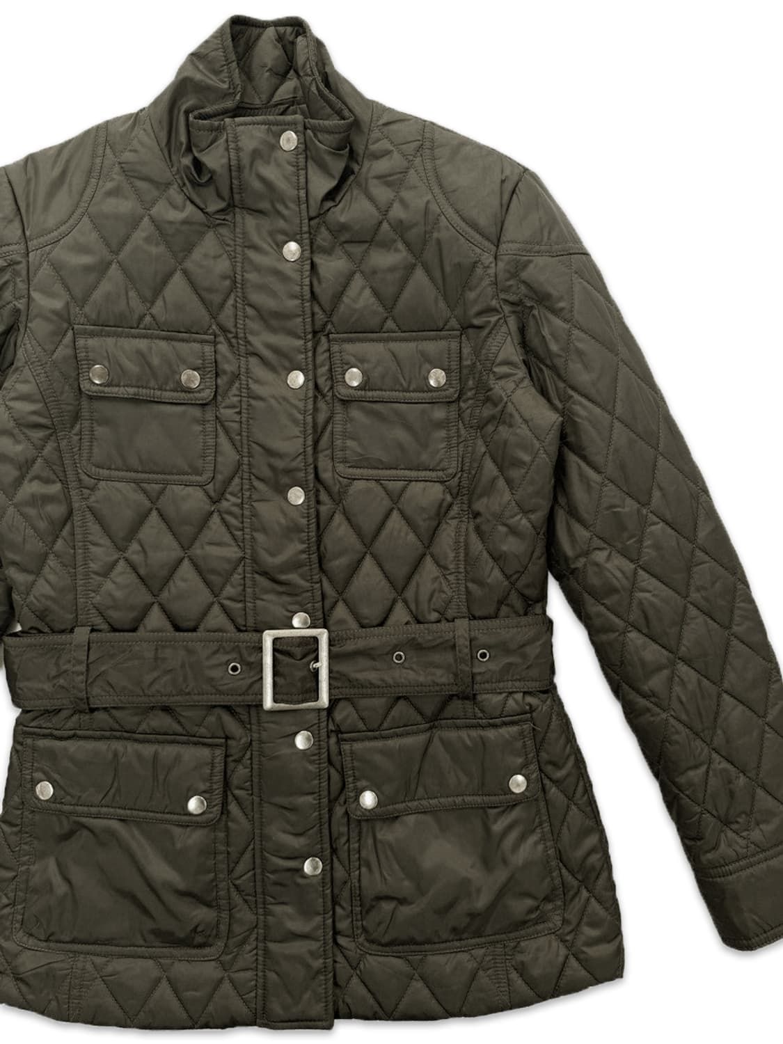 빈티지 카키 Banana Republic 라인 퀼팅 패딩 상품이미지2