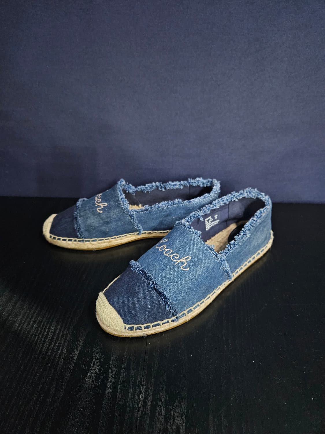 코치 에스파듀 블루 남성 발볼없는 260 슬립온  상품이미지2