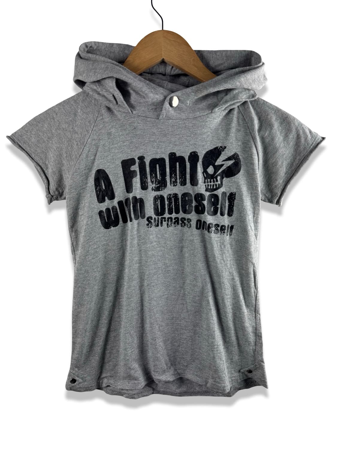 JPN 스컬 키치 반팔후드티2359 상품이미지1